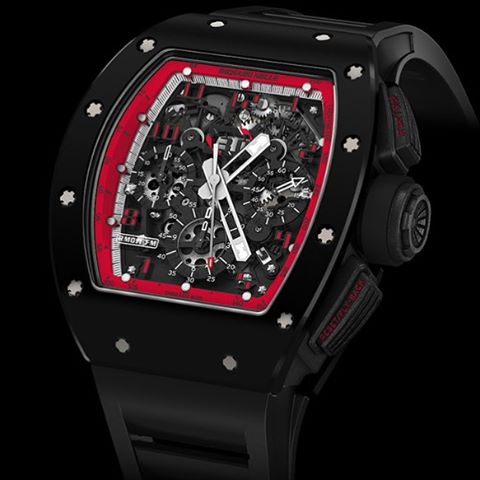 Richard Mille RM 011 replica Watch RM 011 Midnight Fire Automatic Flyback Chronograph limited edition - Click Image to Close